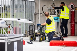 NLR Hydrogen Drone Flies at Airport: a First for Rotterdam the Hague Airport