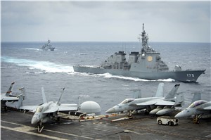 Theodore Roosevelt Carrier Strike Group Conducts Bilateral Exercise with Japan Maritime Self-Defense Force