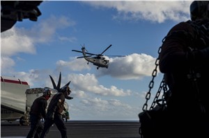 USS Dwight D. Eisenhower Conducts Flight Operations in US Sixth Fleet