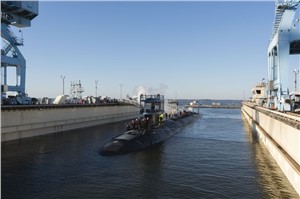 Huntington Ingalls Industries Launches Virginia-Class Submarine Montana (SSN 794)