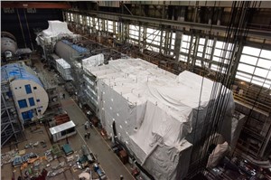 Virginia-Class Submarine New Jersey Construction Advances with Pressure Hull Complete Milestone