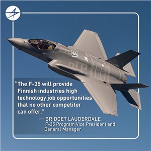 F-35 Best and Final Offer Submitted to Finnish Government
