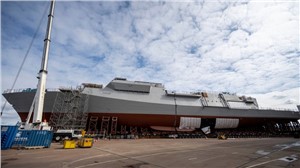 HMS GLASGOW Blocks Come Together for 1st Time