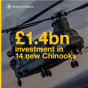 GBP1.4bn Modernised Chinook Fleet