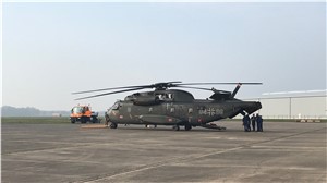 Rheinmetall Starts Maintenance on 1st 2 German AF CH-53G Transport Helicopters at Diepholz Air Base