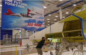 1st T-7A Red Hawk Joined in Record Time, Thanks to Digital Design