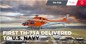 Leonardo Delivers 1st TH-73A Training Helicopter to US Navy