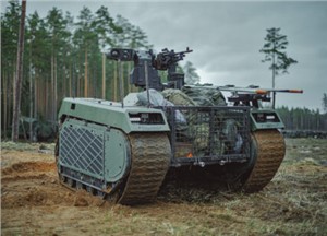 Milrem Robotics Demos the THeMIS Combat Support at Sofins