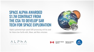 Space Alpha Awarded $1.7M Contract from the CSA to Develop SAR Technology for Space Exploration
