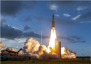 Ariane 5 Launches Pioneering Reprogrammable Telecommunications Satellite