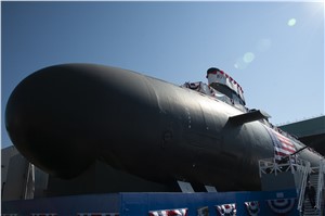 Navy Christens Future USS Hyman G. Rickover