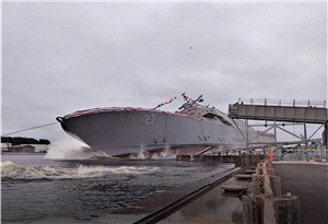LCS 27 (USS Nantucket) Christened and Launched