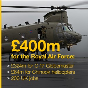 GBP400M Investment for the RAF
