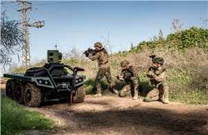 Elbit and Roboteam Introduce ROOK: New Multi-payload 6X6 UGV