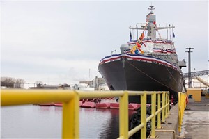 Littoral Combat Ship 25 (USS Marinette) Christened