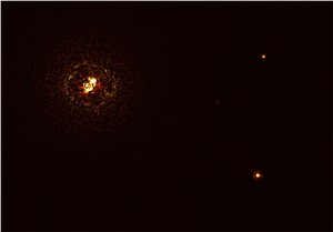 ESO Telescope Images Planet Around Most Massive Star Pair to Date