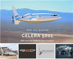 RED A03 Sustainable Aviation Fuel Tests For Celera 500L by Otto Aviation