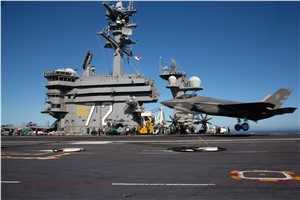 1st USMC F-35C Squadron Deploys