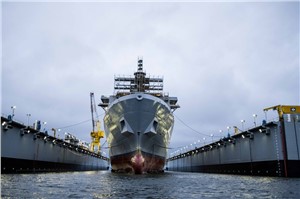 HII Launches Amphibious Transport Dock Richard M. McCool Jr. (LPD 29)