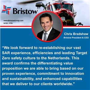 Bristow Group to Provide SAR Helicopter Services to Netherlands Coastguard