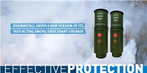 Rheinmetall Unveils New Version of its Tried-and-tested, Fast-acting Smoke/obscurant Grenade