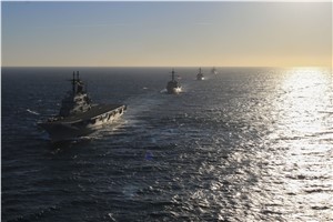 US Navy Ships Participate in Bilateral Drills with Italian Navy