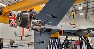 GA-ASI Installs 1st V-Tail from GKN Aerospace onto MQ-9B RPA