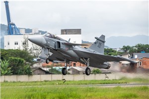 The 1st Serial Production Gripen E Fighters Are in Brazil