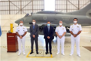 Embraer Delivers Last Modernized AF-1B Fighter Jet to the Brazilian Navy