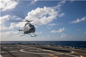 Navy&#39;s MQ-8C Fire Scout Deploys with Radar Upgrade Aboard USS Milwaukee