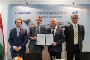 Embraer and Aeroplex Sign a MoU to Support the Hungarian KC-390 Aircraft