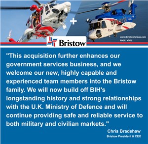 Bristow Completes Acquisition of BIH Services Limited