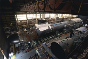 HII Marks Milestone in Virginia-class Submarine Massachusetts (SSN 798) Construction