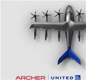 Archer Receives $10M Pre-Delivery Payment From United Airlines for 100 eVTOL Aircraft