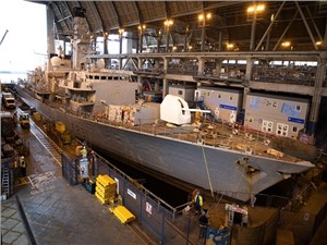 Babcock Begins 1st Type 23 Frigate Post-life Extension Upkeep