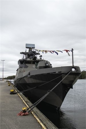 Patria Delivered the Fourth and Last Modernized Hamina-Class Missile Boat to the Finnish Navy
