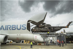 Airbus Tests Loading System for Outsized Military Cargo on Beluga