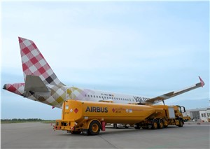 Sustainable Aviation Fuel Reduces Airbus&#39; Scope 1 Emissions