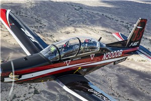 Tunisian AF Modernizes Training Capabilities, Takes Delivery of 1st of 8 Beechcraft T-6C Texan II Integrated Training Systems