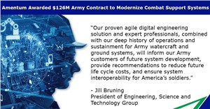 Amentum Awarded $126M Army Contract to Modernize Combat Support Systems