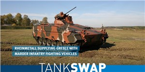 Rheinmetall supplies Marder Infantry Fighting Vehicles to Greece.