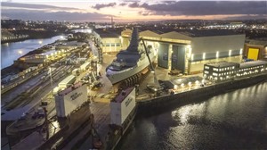 1st Type 26 Frigate to Enter the Water for the 1st Time