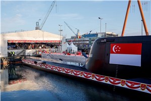 Double Launching of Submarines for the Republic of Singapore