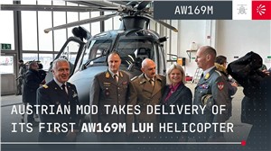 Austrian MoD Takes Delivery of its 1st AW169M LUH Helicopter