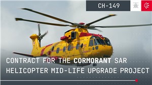 Leonardo Awarded $1Bn CAN Contract for the AW101/CH-149 &quot;Cormorant&quot; SAR Helicopter Mid-Life Upgrade Project