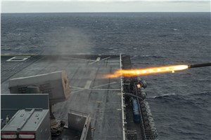 USS America Conducts Missile Launch