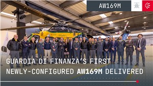 Guardia Di Finanza&#39;s 1st Newly-Configured AW169M Delivered