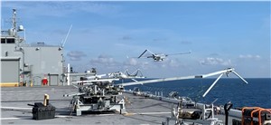 Textron Systems&#39; Aerosonde UAS Takes 1st Maritime Flight Aboard USS Miguel Keith