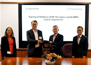 Safran and ST Engineering Sign License Agreement for the MRO of the Airbus A320neo / LEAP-1A Nacelles