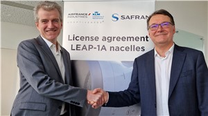 Safran and Air France Industries KLM E&amp;M Sign a License Agreement for the MRO of the Airbus A320neo / LEAP-1A Nacelles